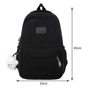 Xajzpa BACK TO SCHOOL Japanese Girls Aesthetic Backpack Cute School Bags For Student Teens Girls Pockets Kawaii Women Laptop Backpack Harajuku Mochila